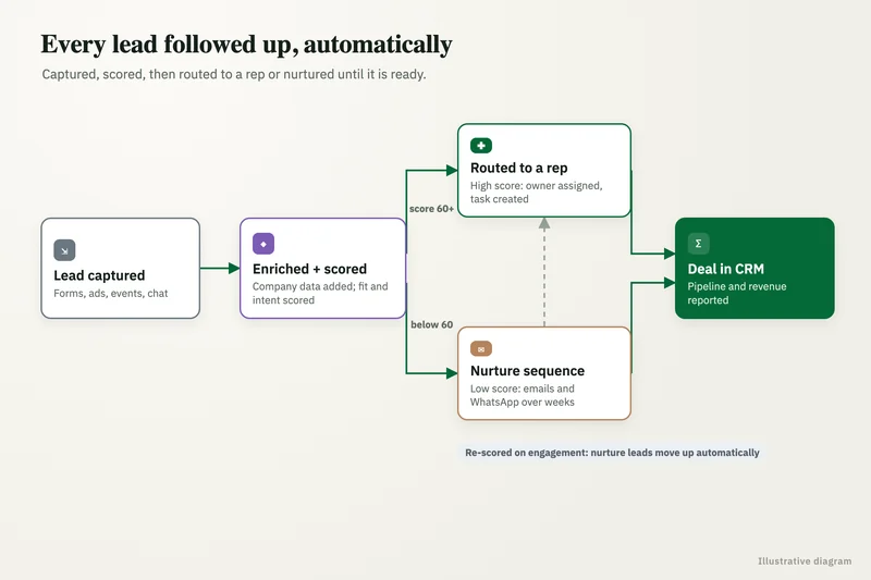 Diagram: Lead lifecycle